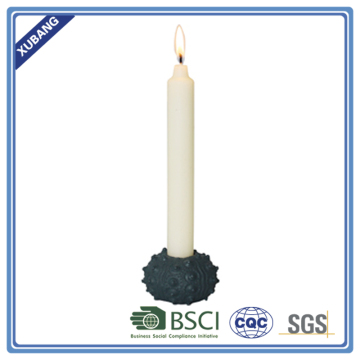 poly resin shell candle holder