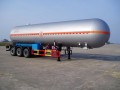 3 Achsen 56,2m3 Manuelles Wasser LPG -Tankanhänger