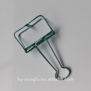 green electroplating binder clip