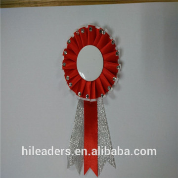 Wholesale Satin Ribbon Rosettes Award Ribbon Rosette