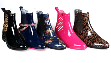 women clear pvc rain boots 2014 pvc clear ankle rain boots