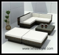 Outdoor Garden Sofa Set / UV-Resistant PE Rattan Furniture (SF-019)