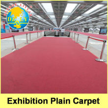 100% polyester plain exhibition carpet/weding carpet