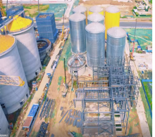 Highly storage capacity finished goods warehouse