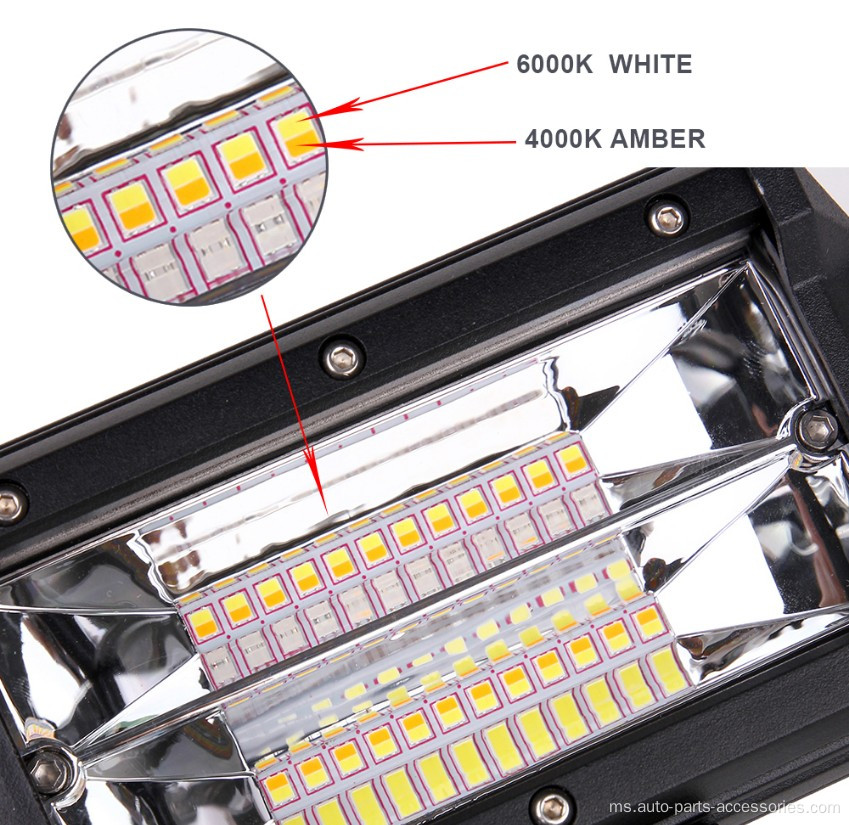 Flash LED kerja cahaya penunjuk warna dwi warna