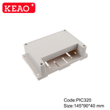 Din Rail electronic enclosure din rail enclosure box PIC320 industrial control box surface mount junction box 145*90*40mm