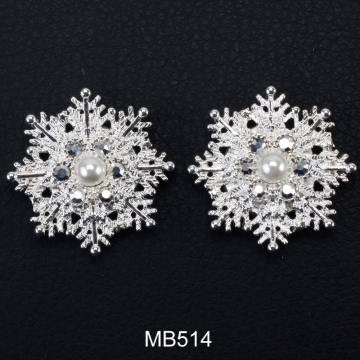 Chic Snowflake Christmas Magnet Brooch Pins: Adorn Your Holidays in Style