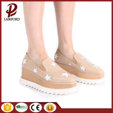 TPR 6cm high heel wedge casual shoes