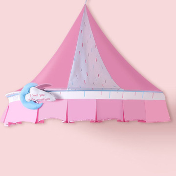 Kids Pink Hanging Bed Canopy Reading Tent