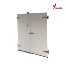 Double-Opening Semi-Recessed Cold Storage Door
