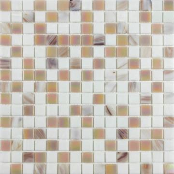Gold line Rainbow pink modern mosaic tiles