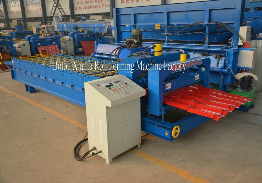 Roof Steel Glazed Tile Roll Forming Machine