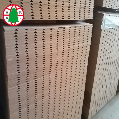 16 mm slot mdf grooved mdf board