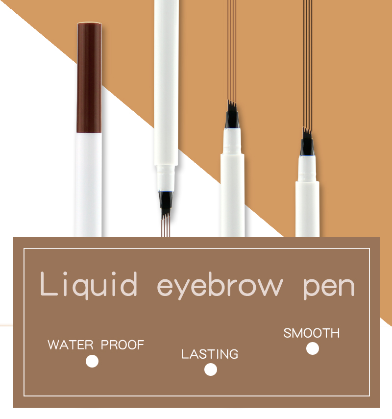 3 Colors Waterproof eyebrow pencil Thick tube eye beauty makeup longlasting eyeliner eyebrow pen