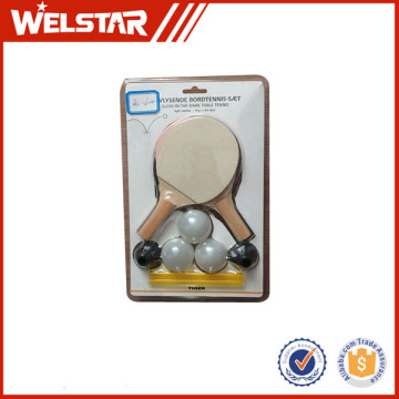 high quality&reasonable price mini indoor game wooden pingpong racket sets