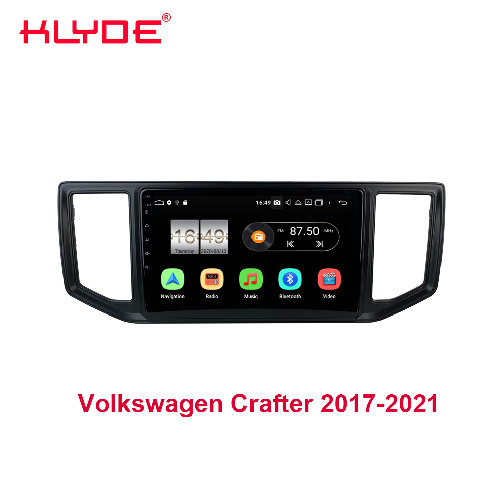 VW crafter 2017-2021 single din IPS 2.5D screen gps navigation system