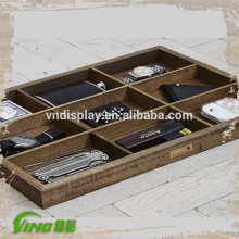 sunglass display tray , wooden tray with compartments , distressed wood serving tray , jewelry trays