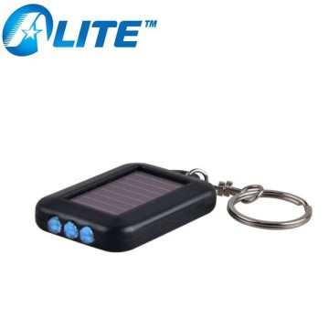 Keychain 3LED Ni-Mh Battery Powered LED Keychain With Solar