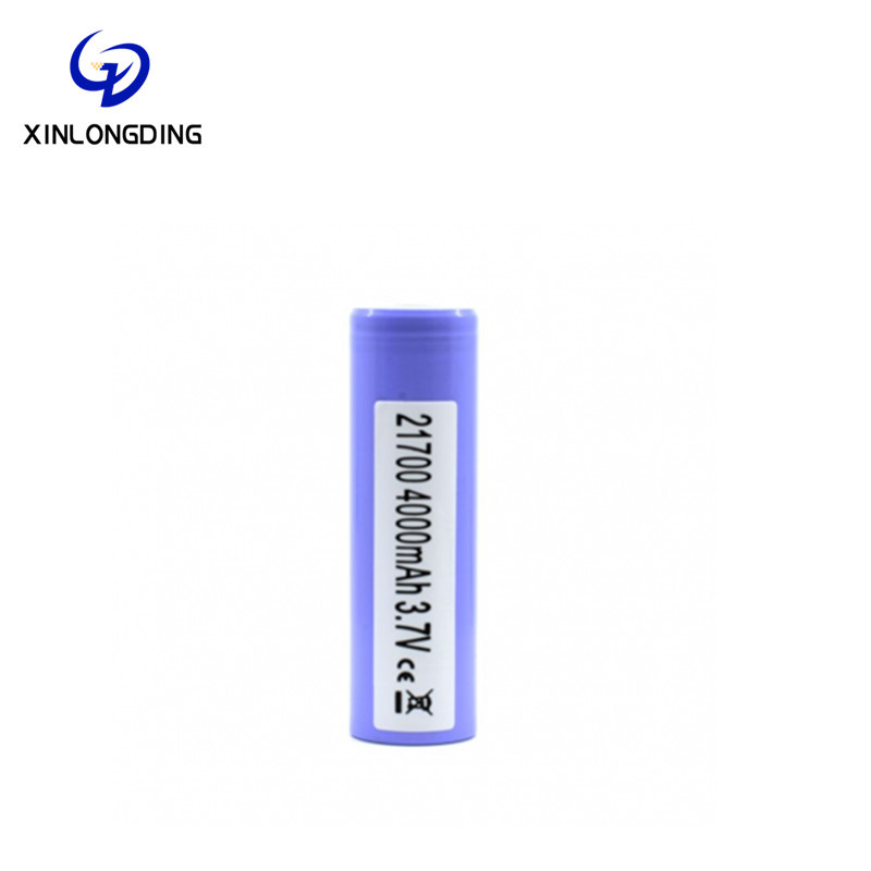 XLD Wholesale High discharge 3.7v 4000mah 45A li ion battery Rechargeable INR21700-40T 21700 Battery