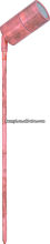 hig quality copper garden spike spot light