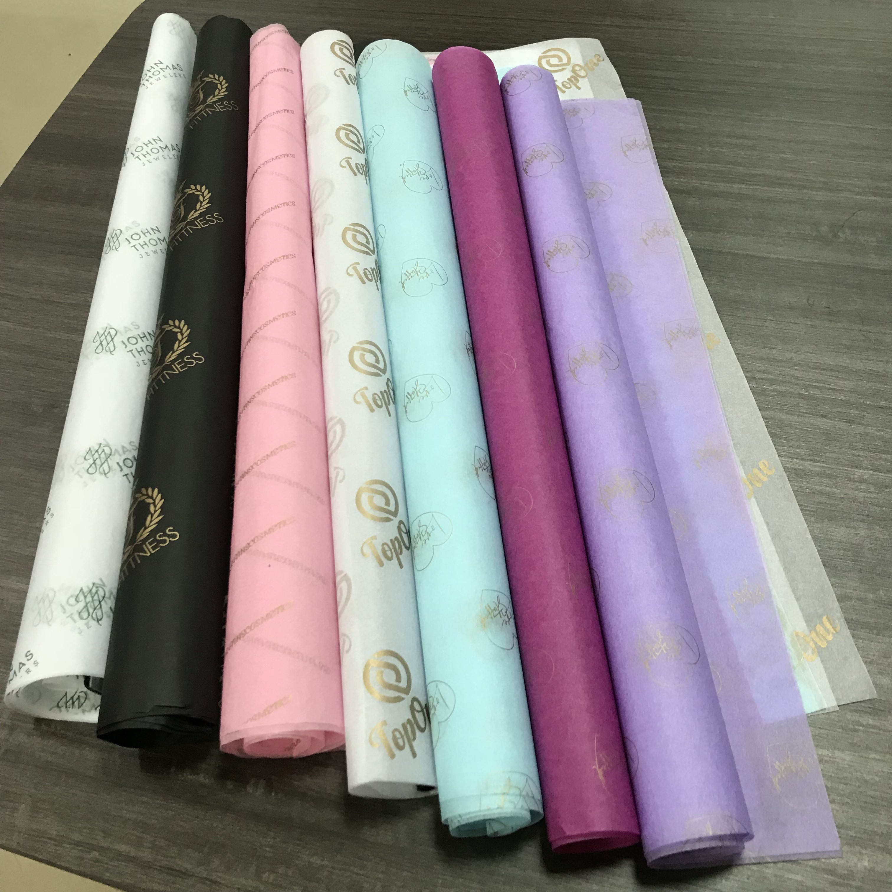 custom tissue wrapping paper