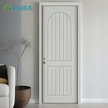 High end white French painted bedroom door