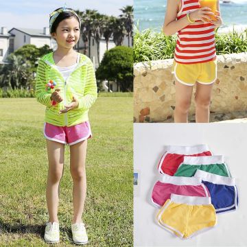 HW240 children's clothing wholesale Summer Shorts candy color shorts