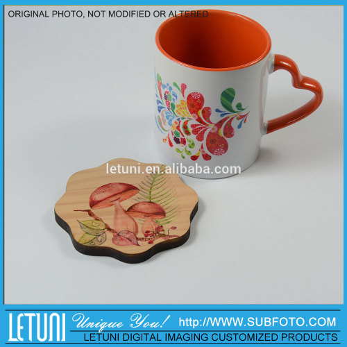 Custom Cup Wooden Coaster