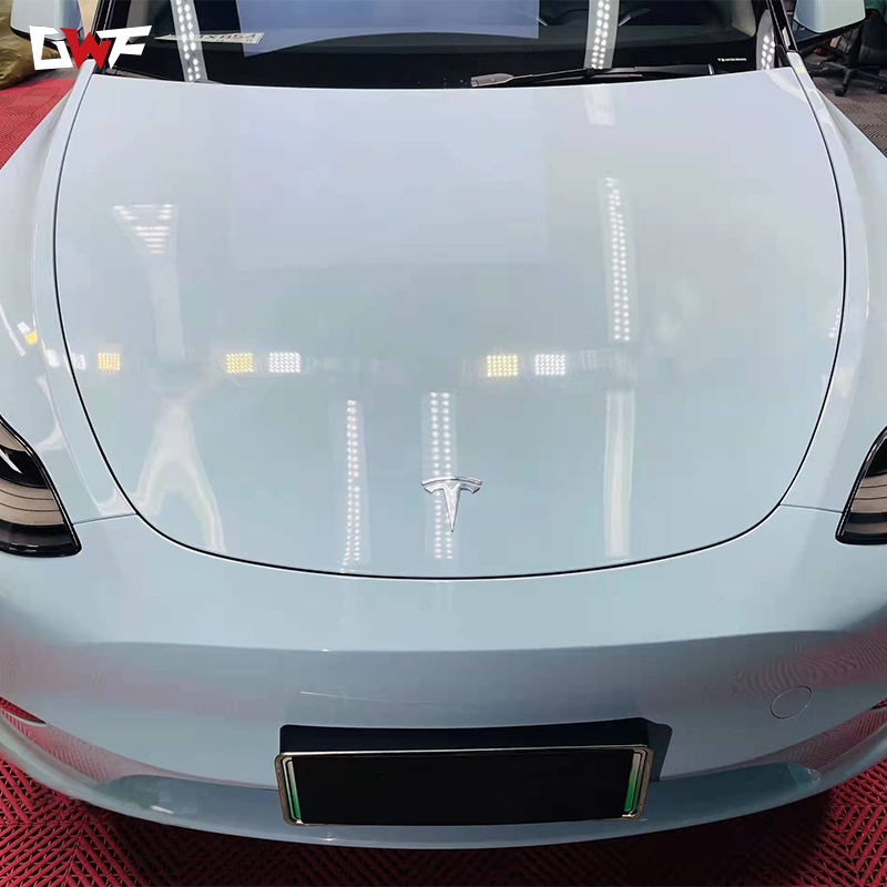 Envoltura de vinilo metálico azul brillo