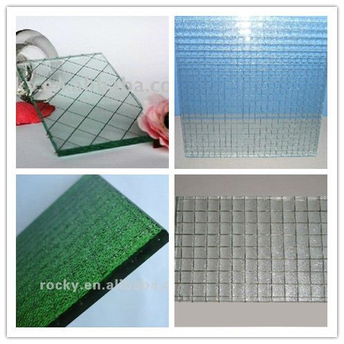 10mm clear Moru patterned glass