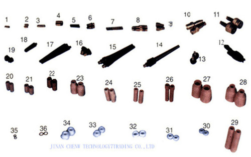 Welding Nozzle Collet and Collet Body