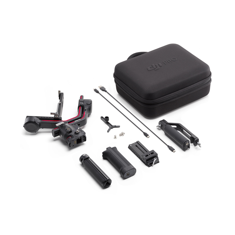 DJI RS 3 Pro Camera Gimbal  3-Axis Stabilizer for DSLR and Cinema Camera Carbon Fiber Construction RS3 Full-Color Touchscreen