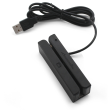 Small Size Bi-Directional USB Magnetic Stripe Card Reader with Three-Track Support