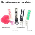 Rubber Wristlet Keychain for Woman