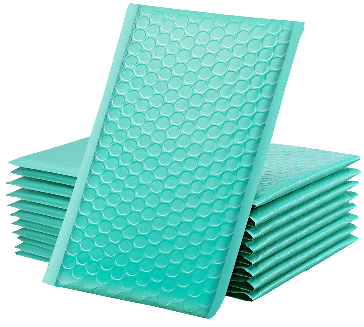 Teal Bubble Mailers Waterproof Shipping Bags