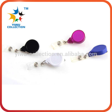 Matt Color Round Plastic Badge Holder