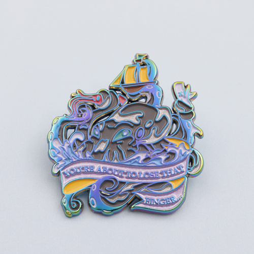 Wholesale Metal Crafts Gold Plated Soft Enamel Pin