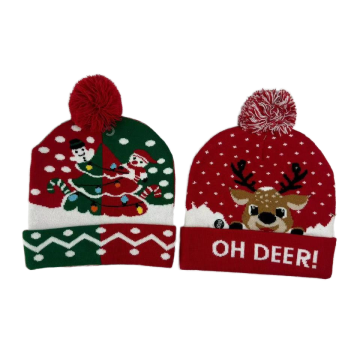 Custom LED Christmas Knitted Hat