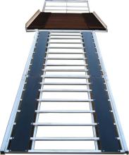 long and short Aluminum sled deck for trailer