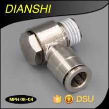 male stud elbow pneumatic brass pipe fitting for rigid nylon tubes,push in fitting,air brass fitting