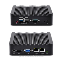 2016 Industrial PC 2 Lan Quad Core J1900 2.0 GHz barebone linux 12V mini computer