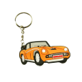 Keyring feito sob encomenda do silicone da forma do carro da alta qualidade 3D