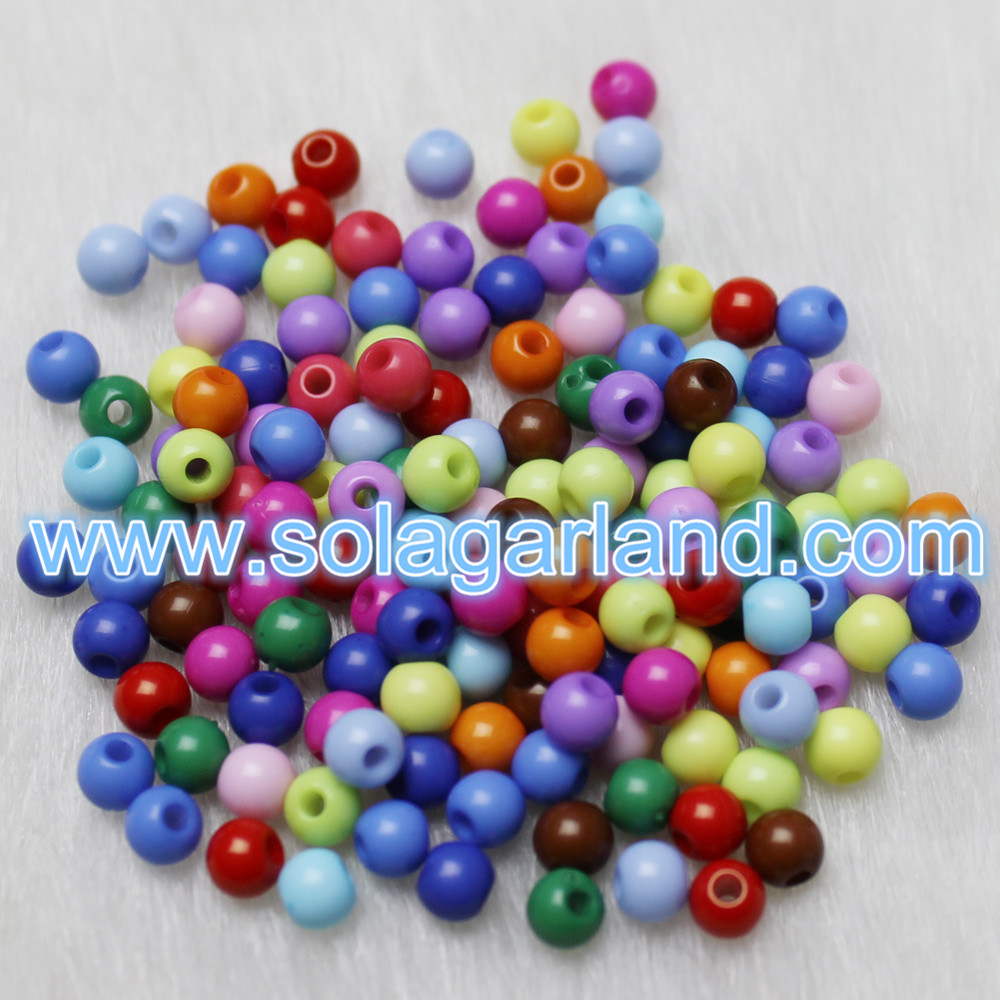 Acrylic Spacer Pony Beads