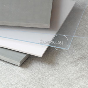 High Light Transmittance Thin Hard Plastic Sheet