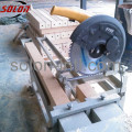 Wood pallet block feet press