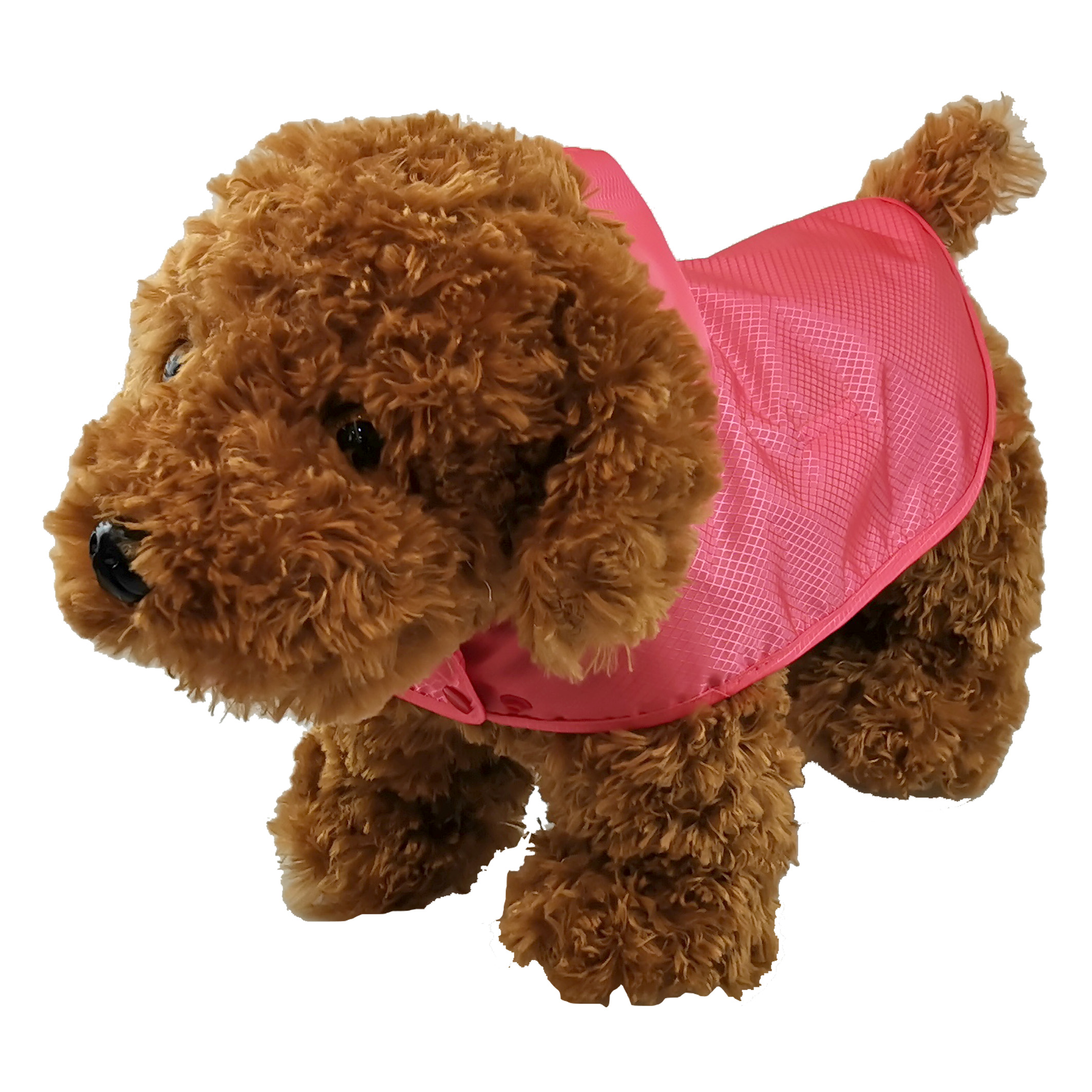 2021 new product release QDP2020RX-2 100% RPET material Waterproof Pink with hat pet  jacket  for Pet Apparel Clothes