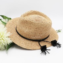 Hot sale hand knit summer straw hats