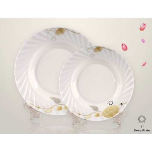 Elegant Shape Dinner Flat Plate - 6 "