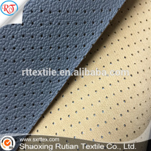 Embossed PVC Punched Leather For Car Seat Or Sofa