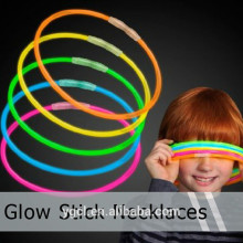 Factory Supply 22 inch Glow in the Dark Glow Neck Ring, Glow Necklace
